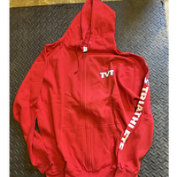 TVT Zip Hoodie Red